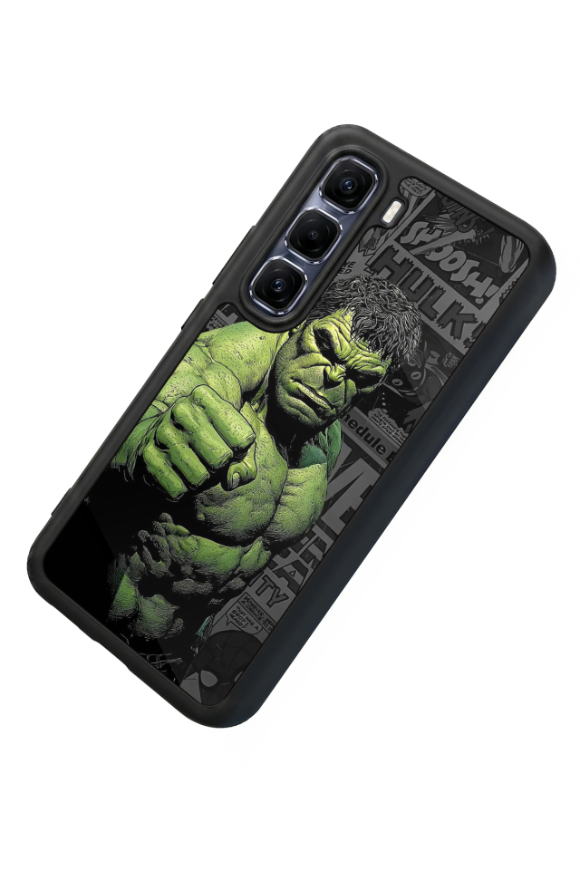 Infinix Hot 60 Pro Plus Uyumlu Hulk Tasarımlı Glossy Premium Kılıf