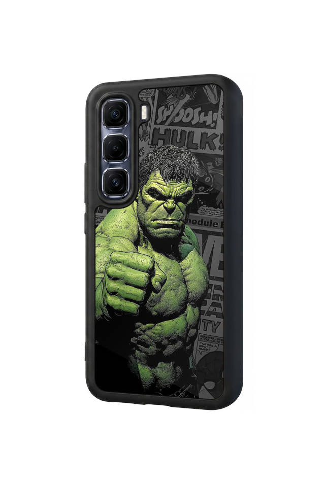 Infinix Hot 60 Pro Plus Uyumlu Hulk Tasarımlı Glossy Premium Kılıf