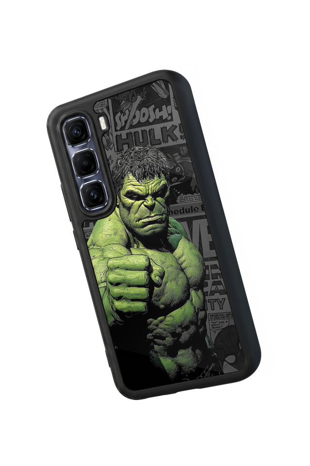 Infinix Hot 60 Pro Plus Uyumlu Hulk Tasarımlı Glossy Premium Kılıf