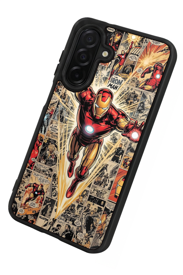 Samsung Galaxy A56 Uyumlu Iron Man ( Demir Adam ) Tasarımlı Glossy Premium Kılıf