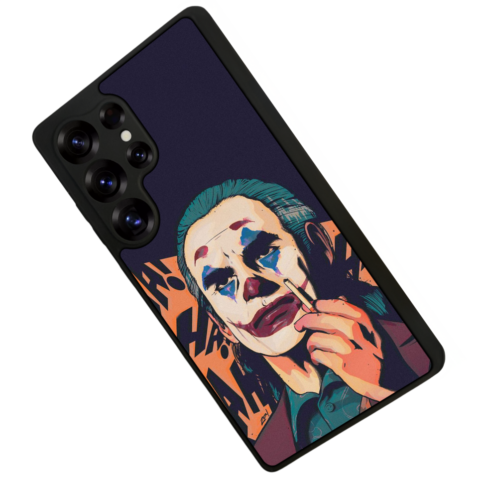 Samsung Galaxy S25 Ultra Uyumlu Joker Tasarımlı Glossy Premium Kılıf