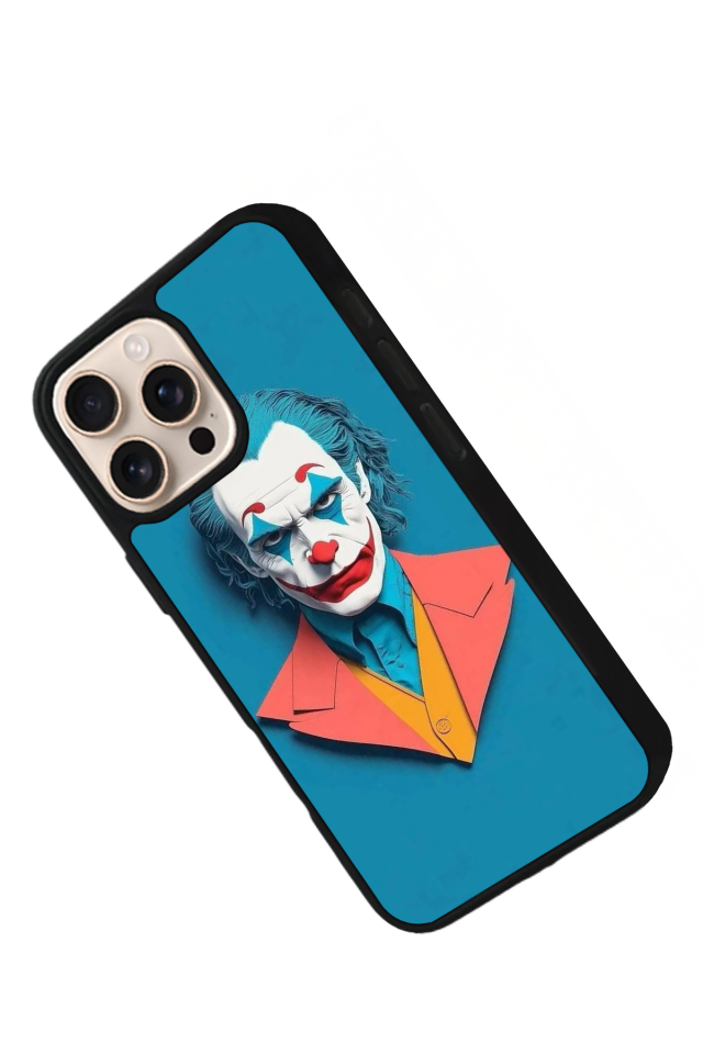 iPhone 15 Pro Uyumlu Joker Tasarımlı Glossy Premium Kılıf
