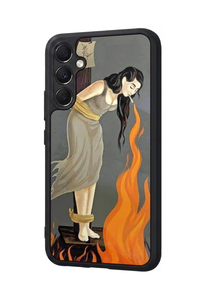 Samsung Galaxy M34 Uyumlu Kalp Love Tasarımlı Glossy Premium Kılıf