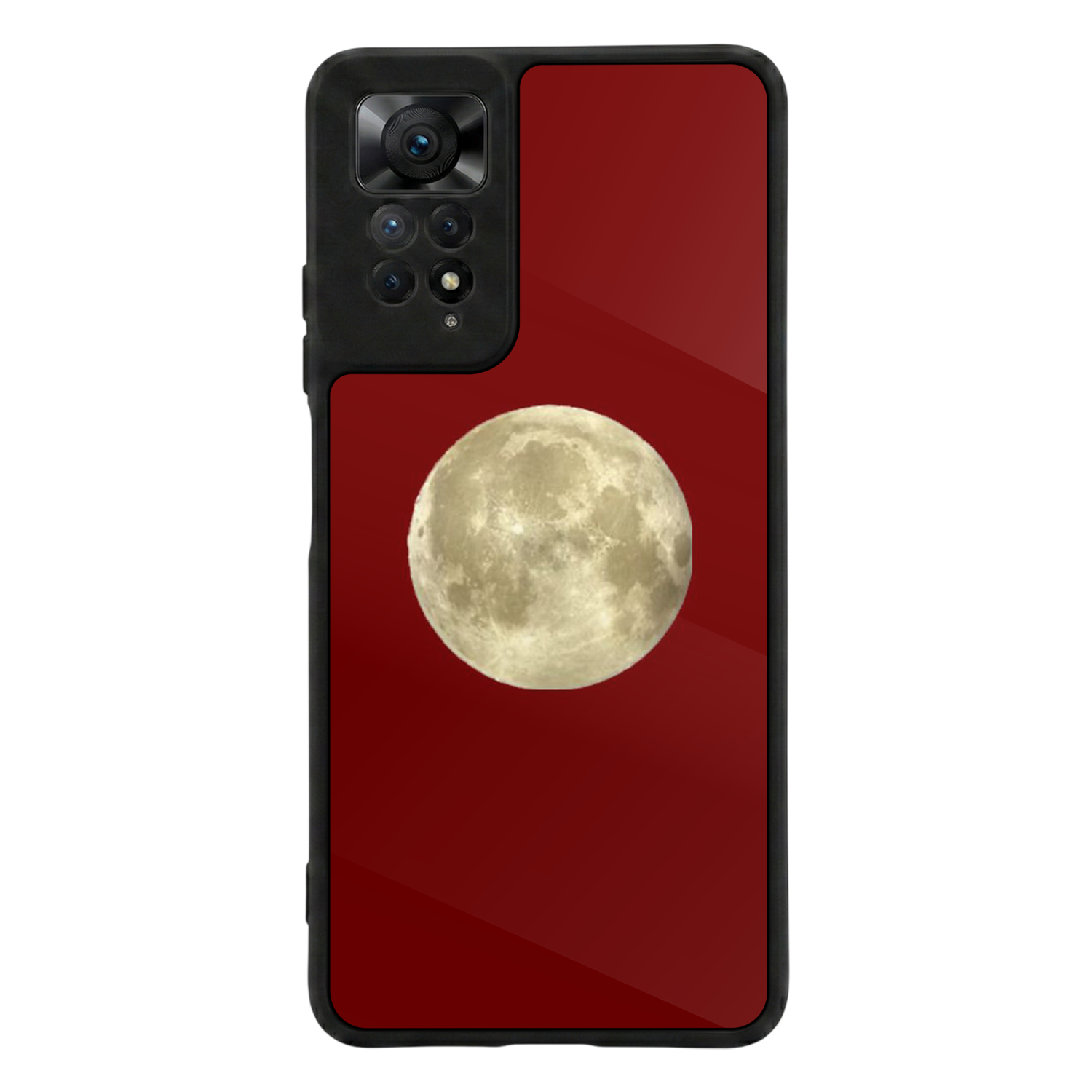 Xiaomi Redmi Note 12 Pro Uyumlu Kirmizi Tasarımlı Glossy Premium Kılıf