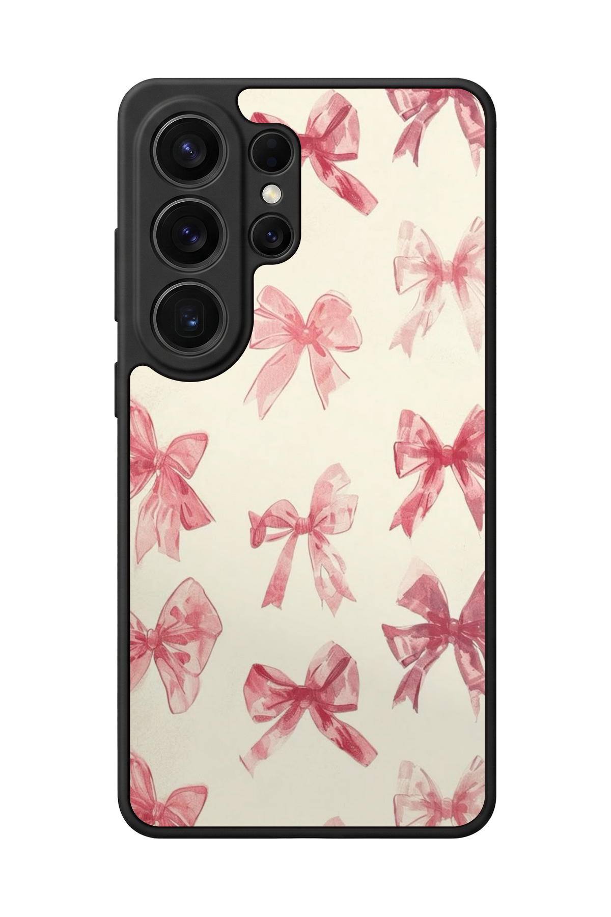Samsung Galaxy S26 Ultra Uyumlu Kurdele Tasarımlı Glossy Premium Kılıf