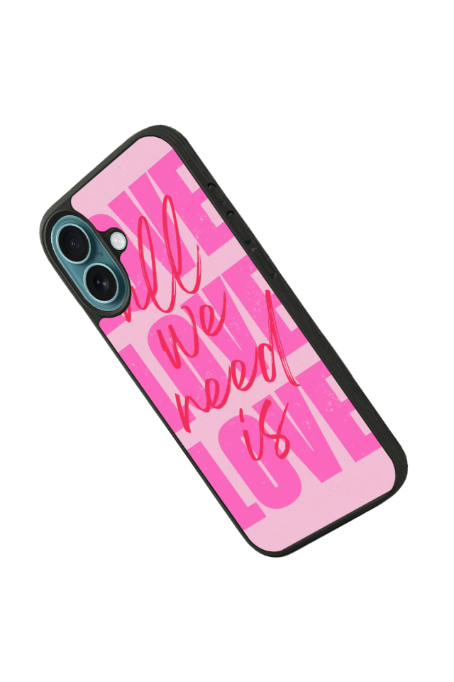 iPhone 16 Uyumlu Love Tasarımlı Glossy Premium Kılıf