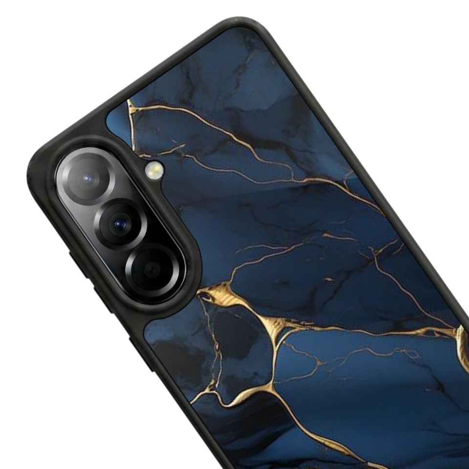 Samsung Galaxy A37 Uyumlu Mermer Marble Tasarımlı Glossy Premium Kılıf