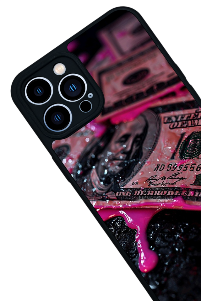 iPhone 12 Pro Max Uyumlu Para Tasarımlı Glossy Premium Kılıf