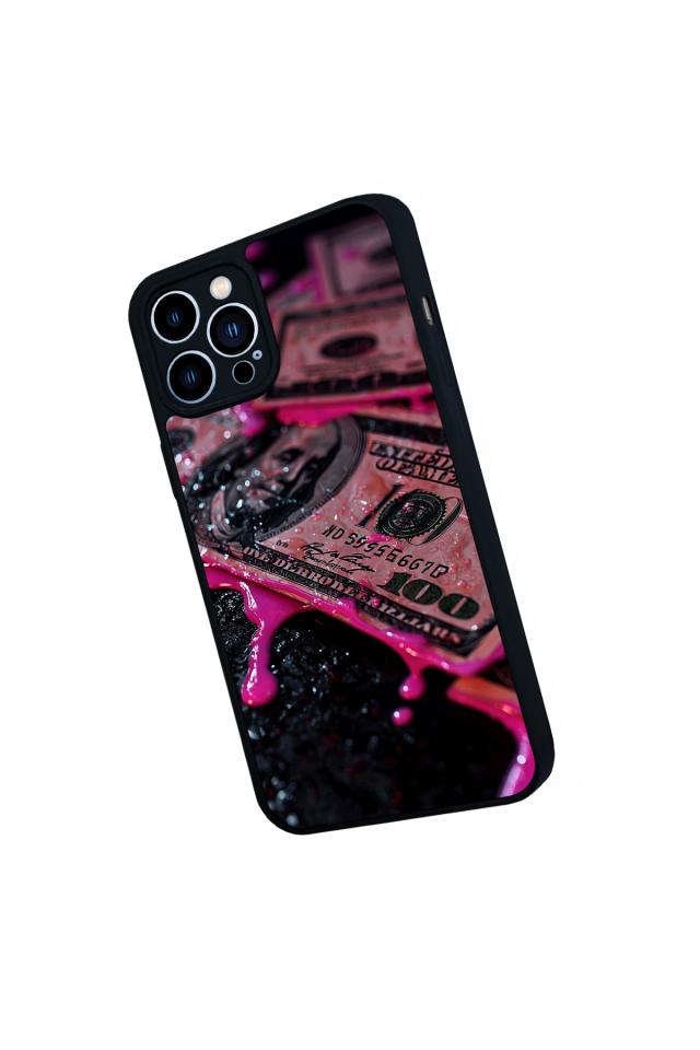 iPhone 12 Pro Max Uyumlu Para Tasarımlı Glossy Premium Kılıf
