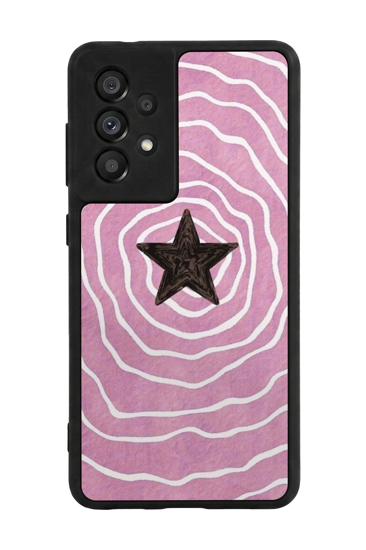 Samsung Galaxy A73 Uyumlu Retro Yildizlar Tasarımlı Glossy Premium Kılıf