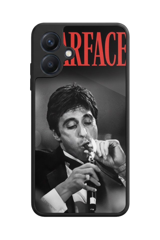 Samsung Galaxy A07 Uyumlu Scarface Tasarımlı Glossy Premium Kılıf