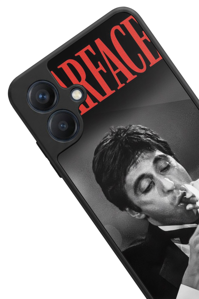 Samsung Galaxy A07 Uyumlu Scarface Tasarımlı Glossy Premium Kılıf