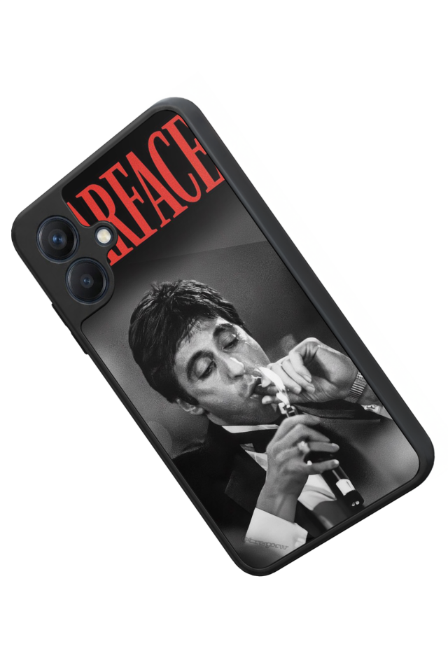 Samsung Galaxy A07 Uyumlu Scarface Tasarımlı Glossy Premium Kılıf