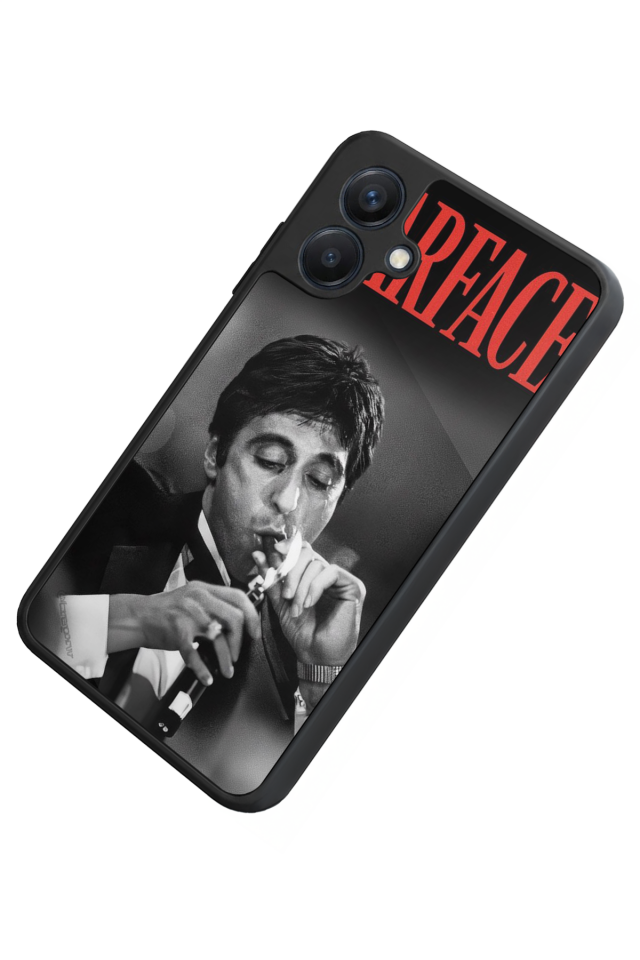 Samsung Galaxy A07 Uyumlu Scarface Tasarımlı Glossy Premium Kılıf