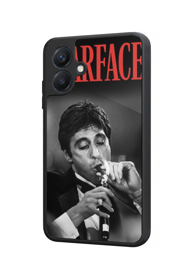 Samsung Galaxy A07 Uyumlu Scarface Tasarımlı Glossy Premium Kılıf