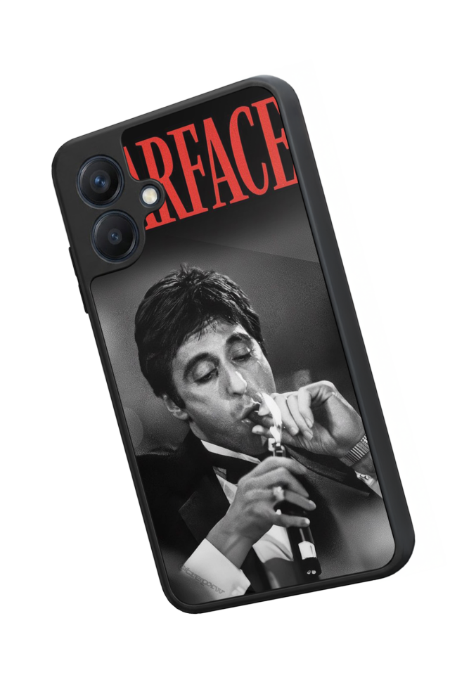 Samsung Galaxy A07 Uyumlu Scarface Tasarımlı Glossy Premium Kılıf