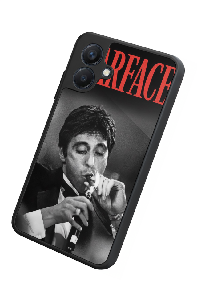 Samsung Galaxy A07 Uyumlu Scarface Tasarımlı Glossy Premium Kılıf