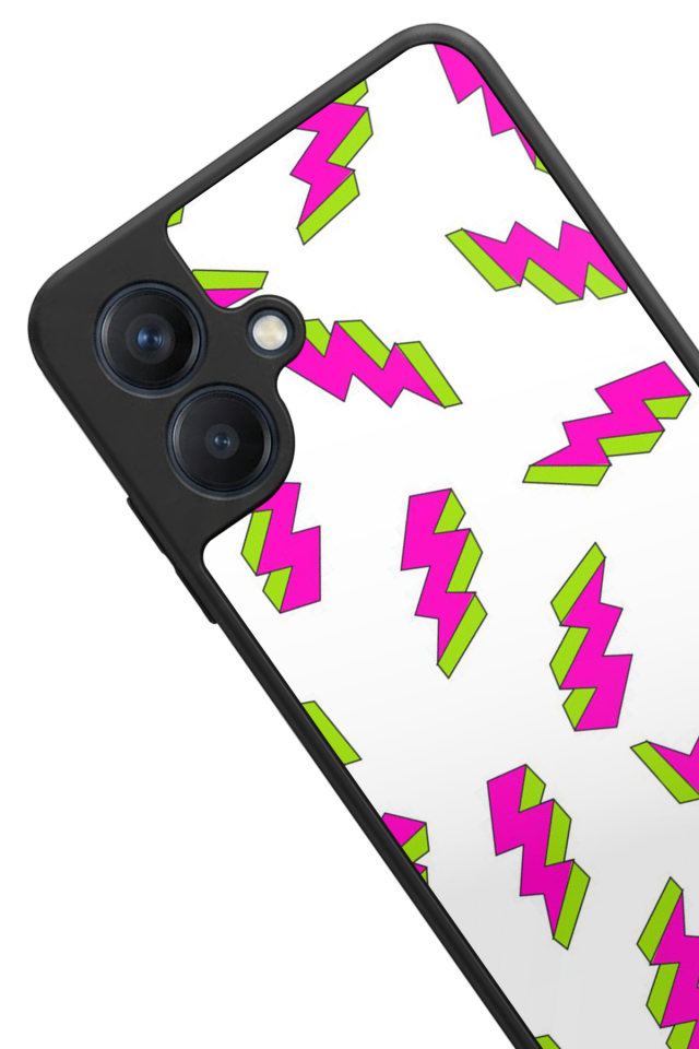 Samsung Galaxy A07 Uyumlu Simsek Tasarımlı Glossy Premium Kılıf