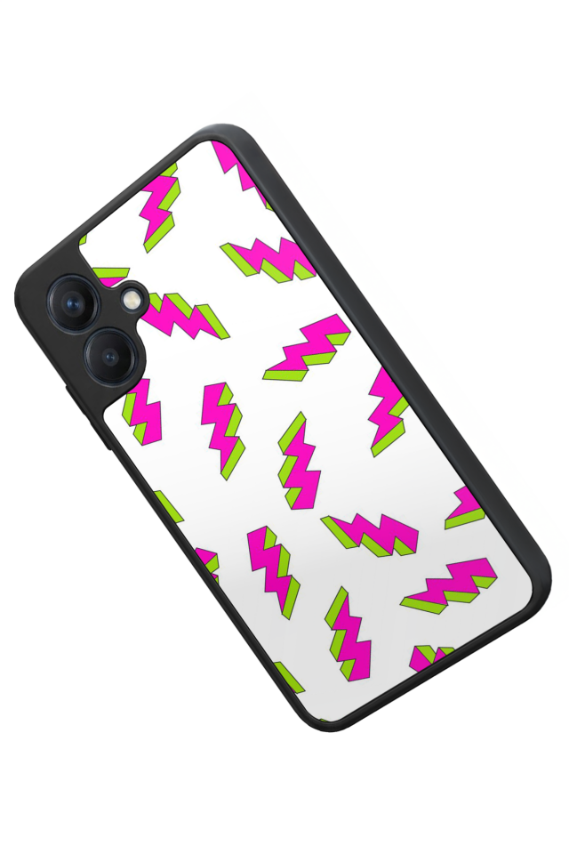 Samsung Galaxy A07 Uyumlu Simsek Tasarımlı Glossy Premium Kılıf