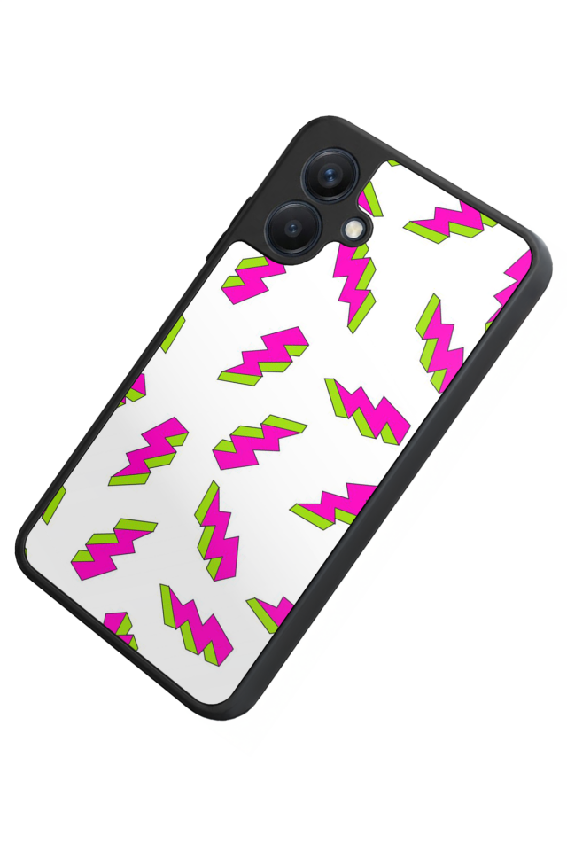 Samsung Galaxy A07 Uyumlu Simsek Tasarımlı Glossy Premium Kılıf