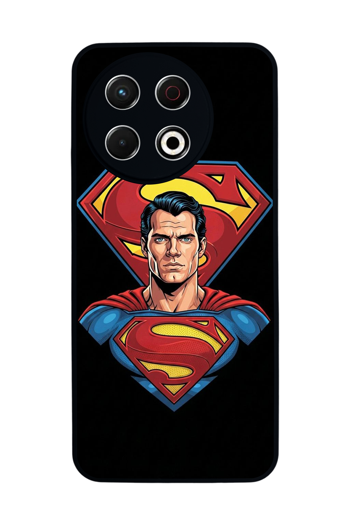 Tecno Spark 30 Pro Uyumlu Superman Tasarımlı Glossy Premium Kılıf