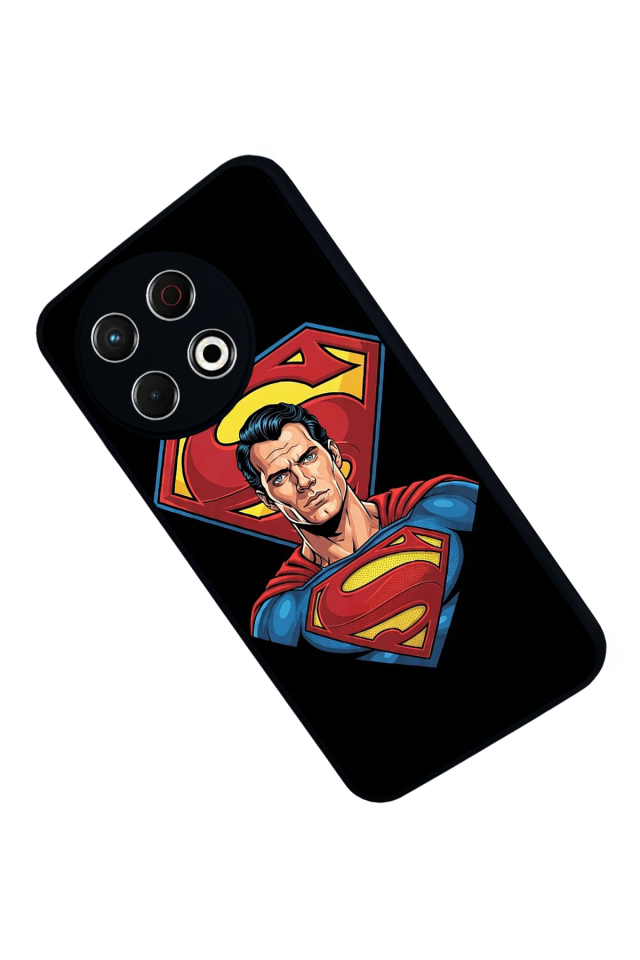 Tecno Spark 30 Pro Uyumlu Superman Tasarımlı Glossy Premium Kılıf