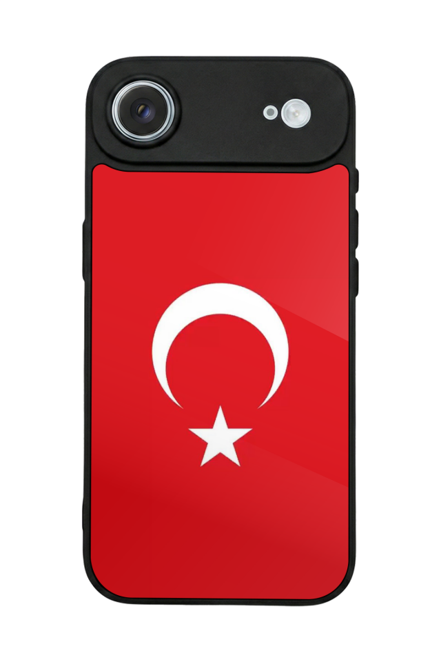 iPhone 17 Air Uyumlu Türk Bayragi Tasarımlı Glossy Premium Kılıf