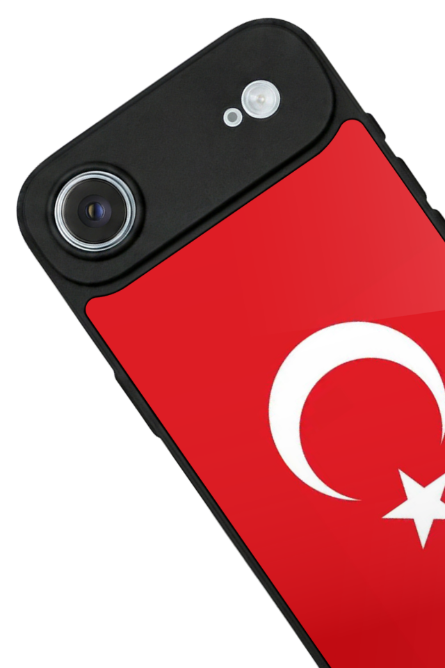 iPhone 17 Air Uyumlu Türk Bayragi Tasarımlı Glossy Premium Kılıf