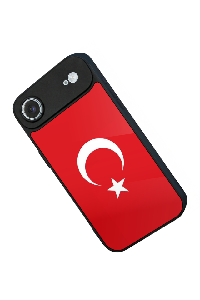 iPhone 17 Air Uyumlu Türk Bayragi Tasarımlı Glossy Premium Kılıf