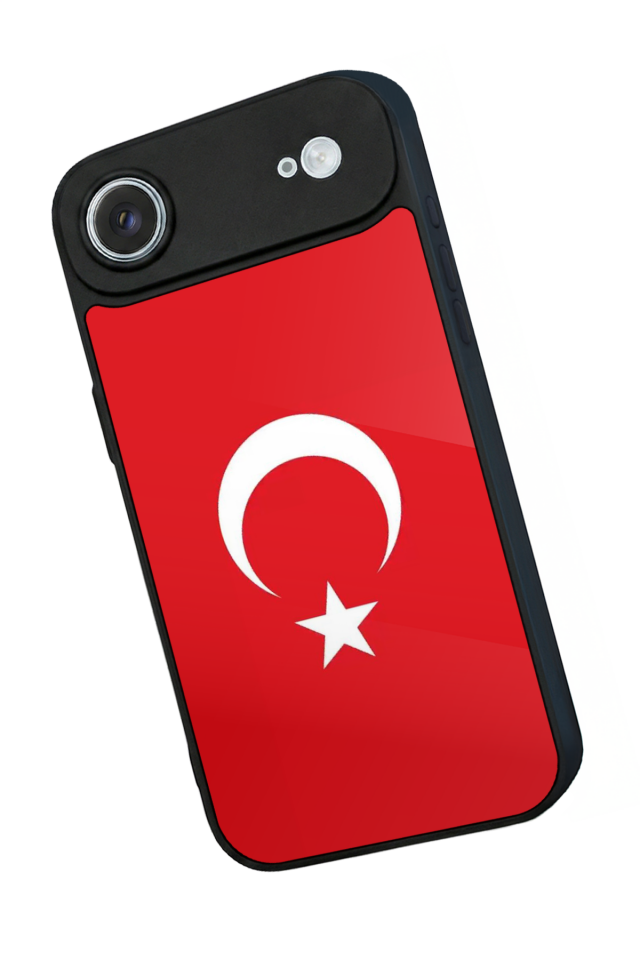 iPhone 17 Air Uyumlu Türk Bayragi Tasarımlı Glossy Premium Kılıf