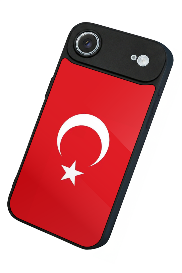 iPhone 17 Air Uyumlu Türk Bayragi Tasarımlı Glossy Premium Kılıf