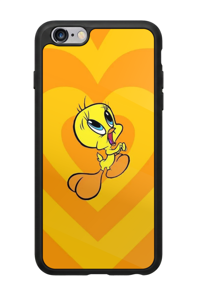 iPhone 6s Plus Uyumlu Tweety Tasarımlı Glossy Premium Kılıf