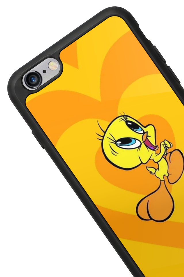iPhone 6s Plus Uyumlu Tweety Tasarımlı Glossy Premium Kılıf