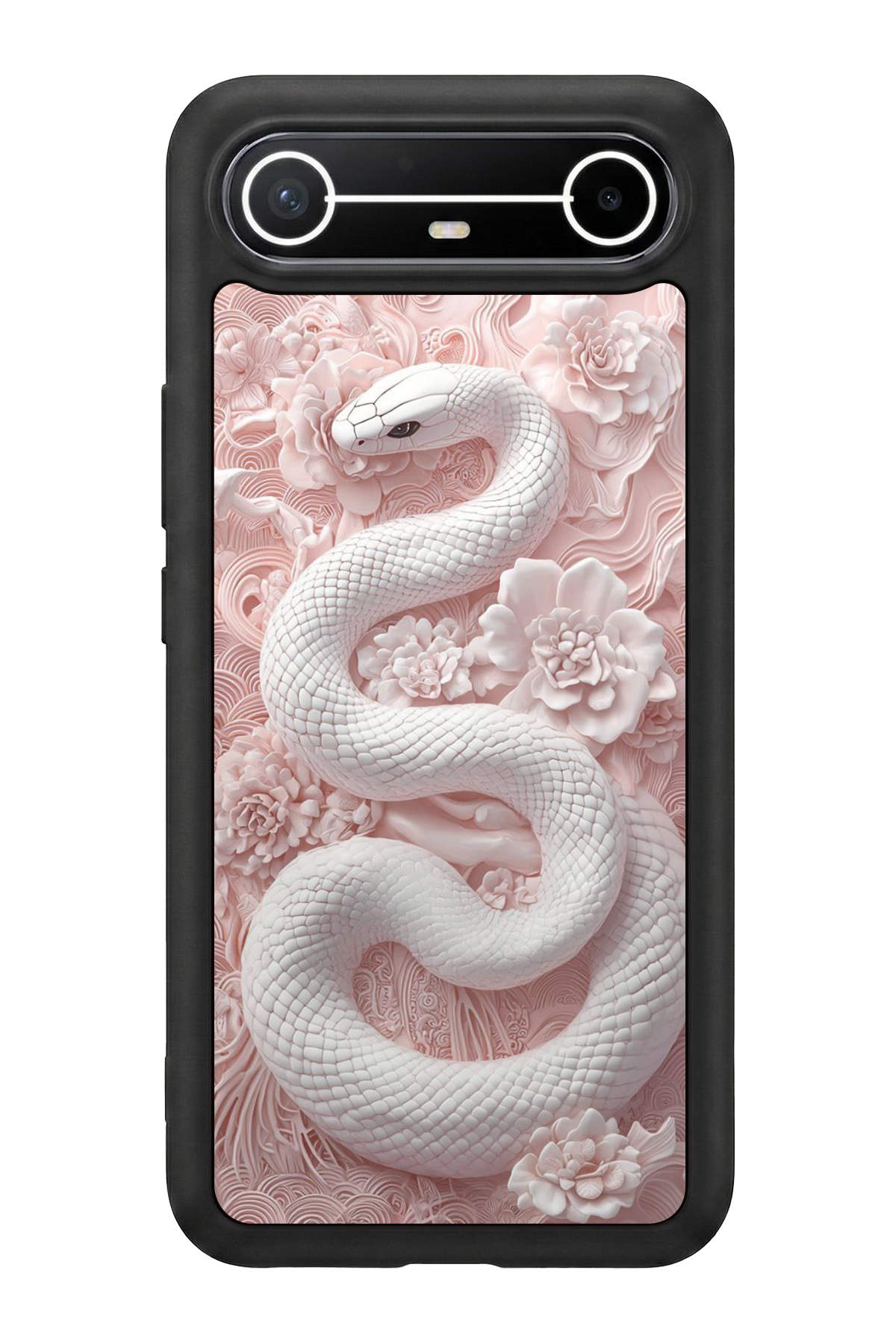 Tecno Spark Slim 5G Uyumlu Yılan Tasarımlı Glossy Premium Kılıf