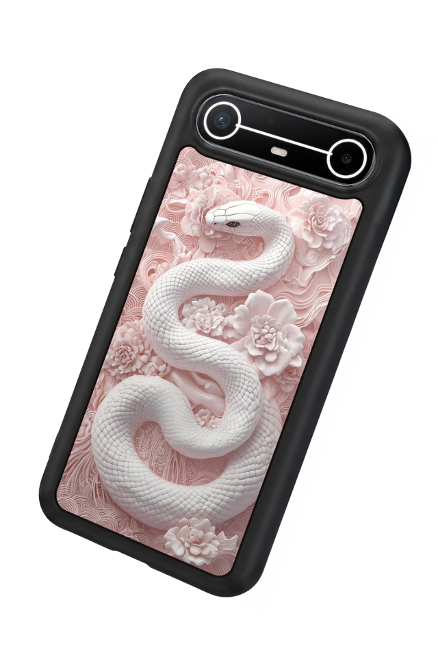 Tecno Spark Slim 5G Uyumlu Yılan Tasarımlı Glossy Premium Kılıf