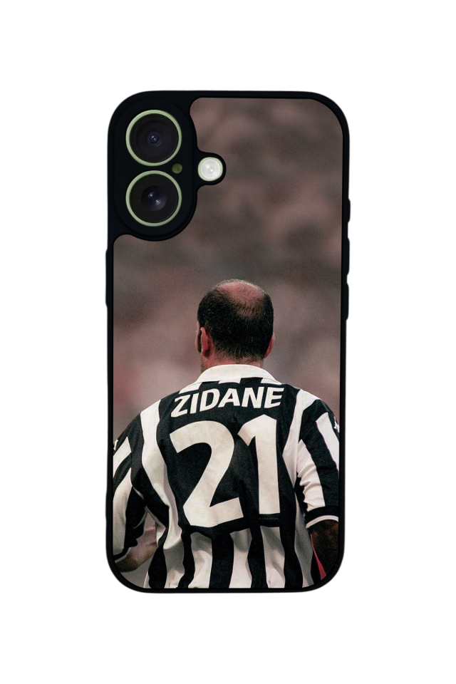 iPhone 17 Uyumlu Zidane Tasarımlı Glossy Premium Kılıf