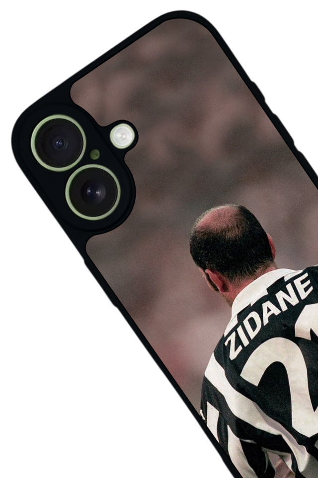 iPhone 17 Uyumlu Zidane Tasarımlı Glossy Premium Kılıf