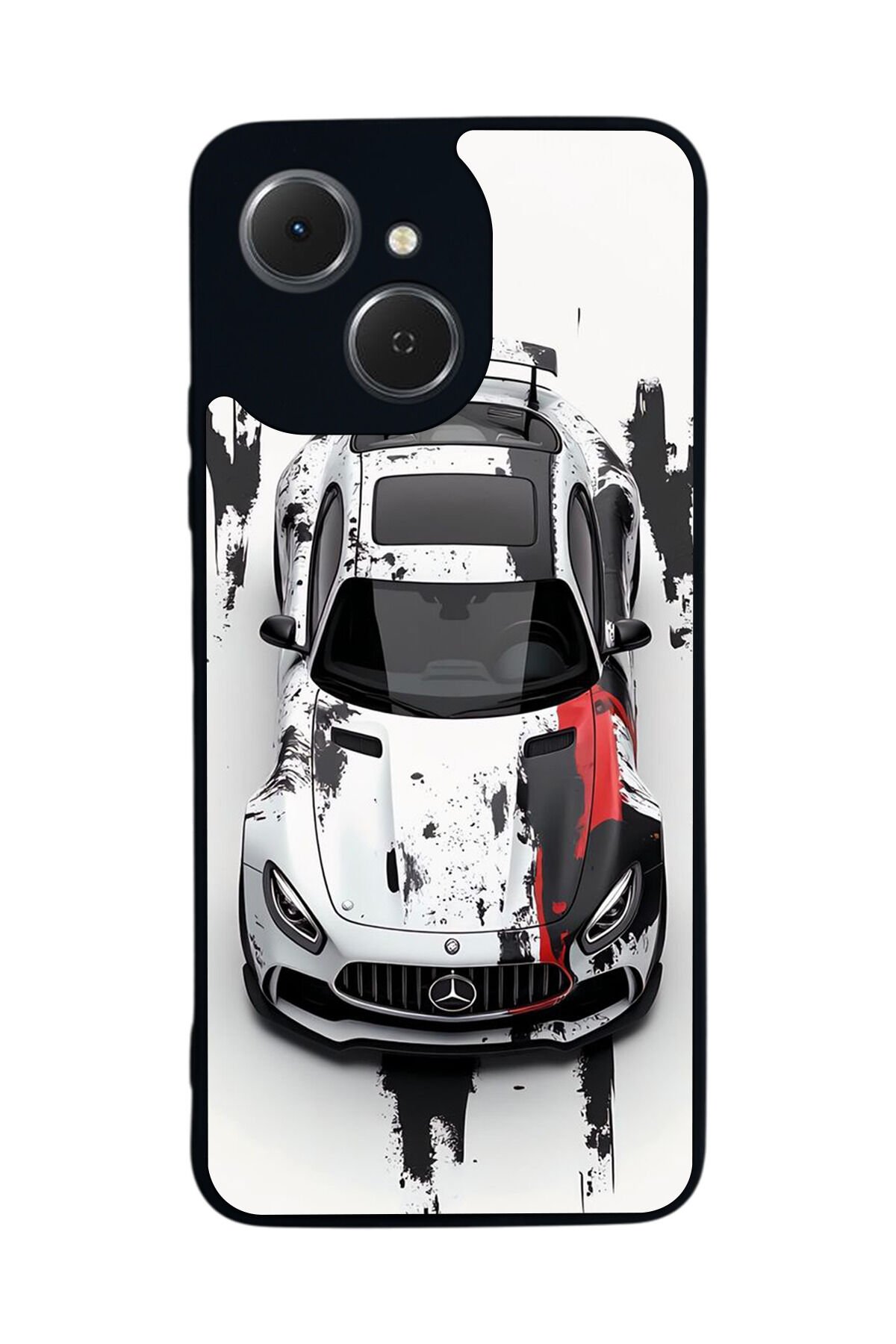 Tecno Spark 40C Uyumlu Mercedes Tasarımlı Glossy Premium Kılıf