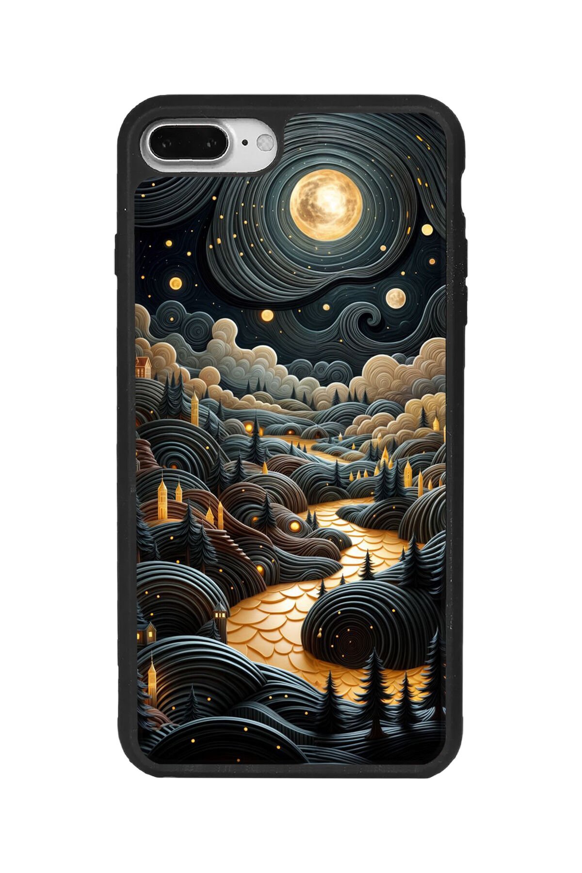 Apple iPhone 7 Plus Siyah Silikon Kılıf Çiziklere ve Darbelere Karşı Koruma