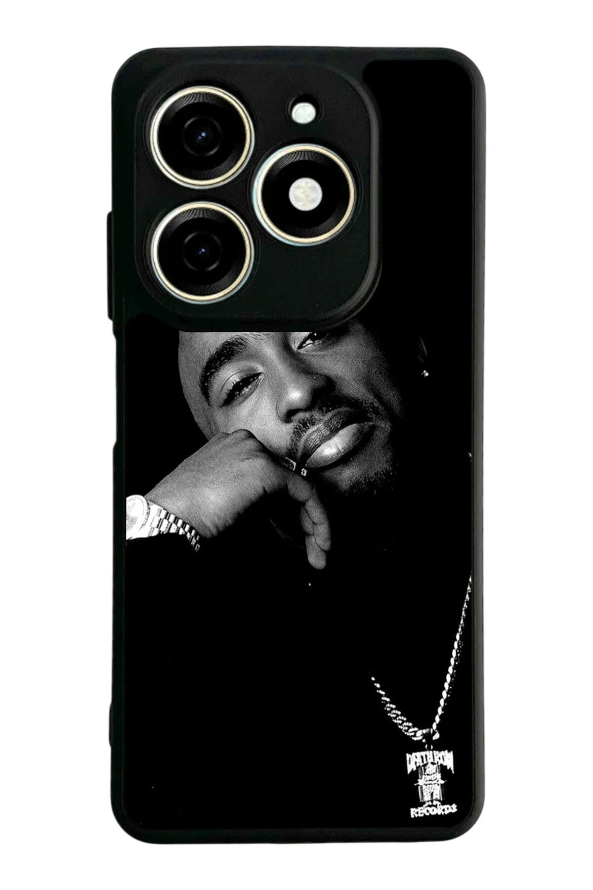 Infınıx Smart 8 Pro Uyumlu Tupac Tasarımlı Glossy Premium Kılıf