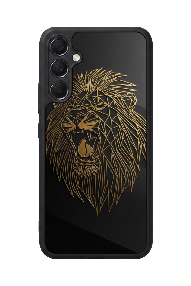 Samsung Galaxy A34 Uyumlu Aslan Tasarımlı Glossy Premium Kılıf