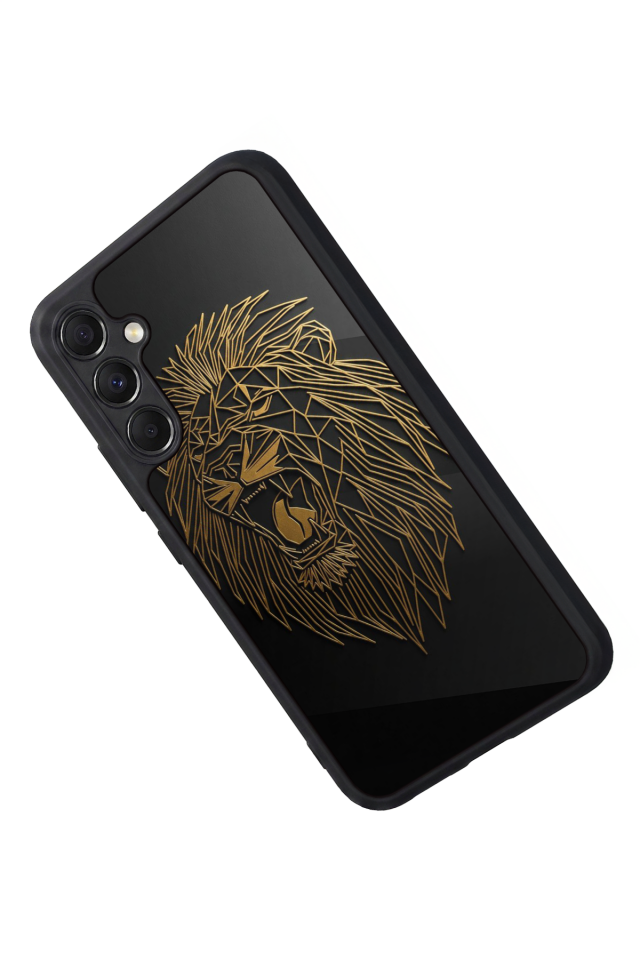 Samsung Galaxy A34 Uyumlu Aslan Tasarımlı Glossy Premium Kılıf