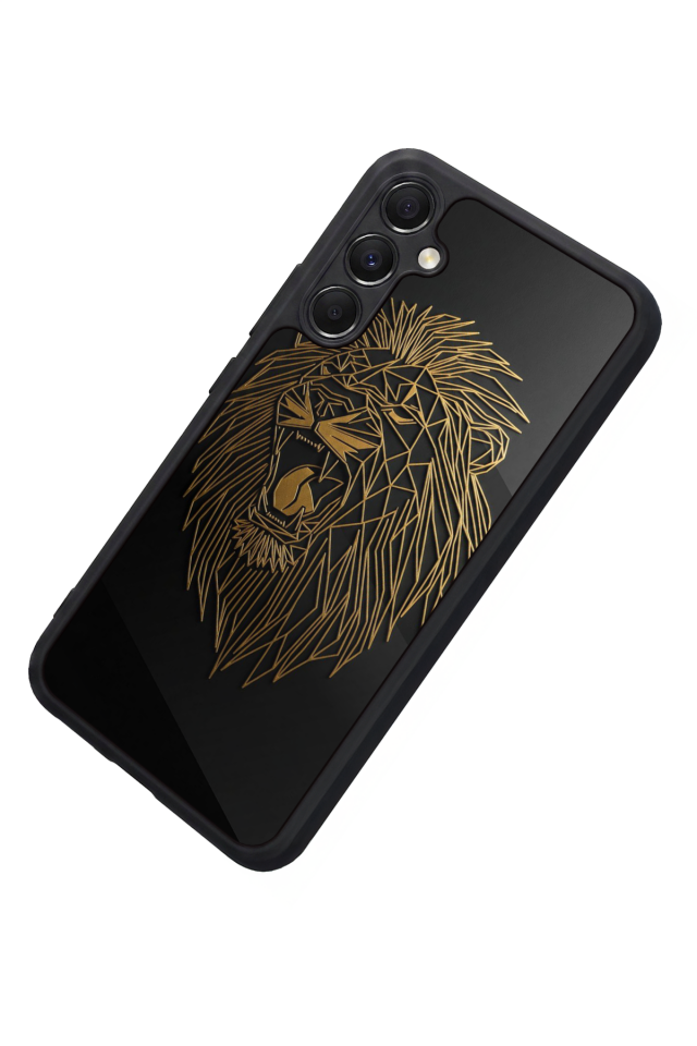Samsung Galaxy A34 Uyumlu Aslan Tasarımlı Glossy Premium Kılıf