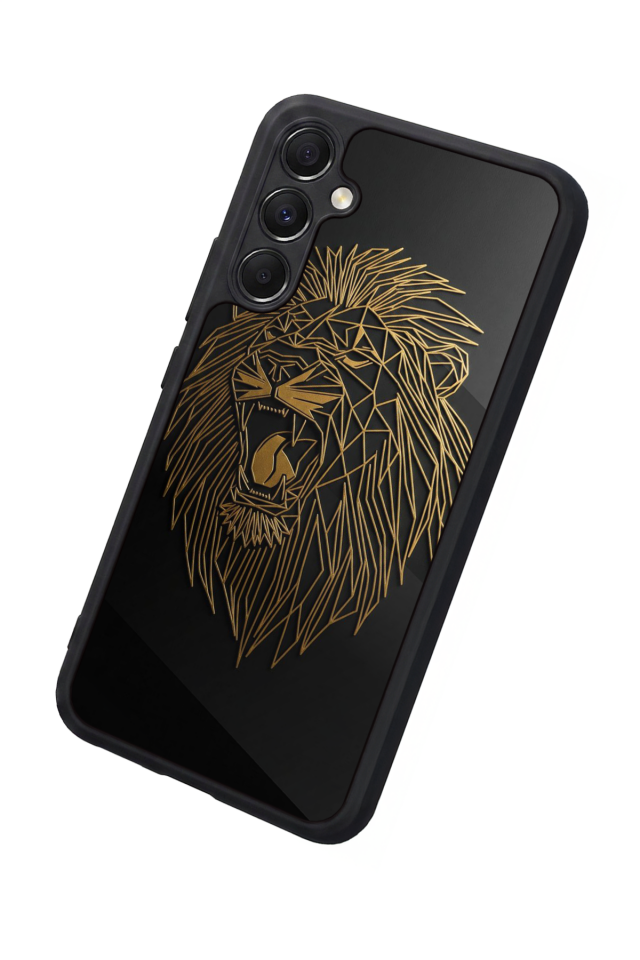 Samsung Galaxy A34 Uyumlu Aslan Tasarımlı Glossy Premium Kılıf