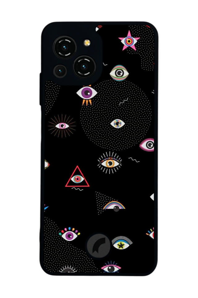 Reeder S23 Pro Max Uyumlu Göz Tasarımlı Glossy Premium Kılıf