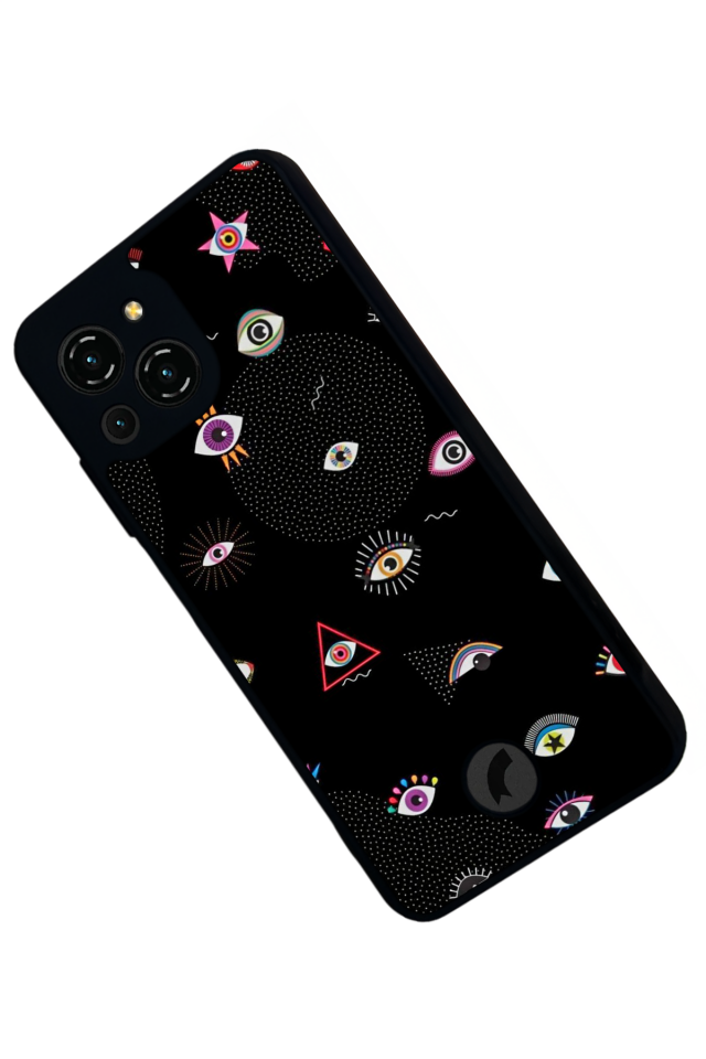 Reeder S23 Pro Max Uyumlu Göz Tasarımlı Glossy Premium Kılıf