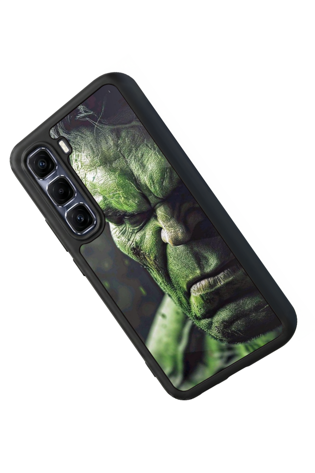 Infinix Hot 60 Pro Plus Uyumlu Hulk Tasarımlı Glossy Premium Kılıf
