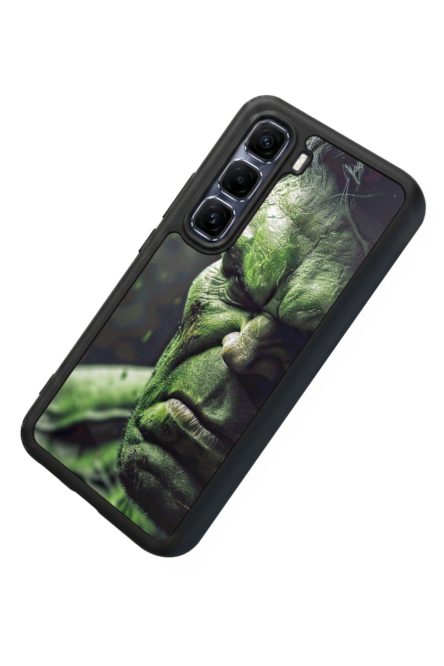 Infinix Hot 60 Pro Plus Uyumlu Hulk Tasarımlı Glossy Premium Kılıf
