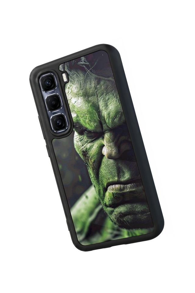 Infinix Hot 60 Pro Plus Uyumlu Hulk Tasarımlı Glossy Premium Kılıf