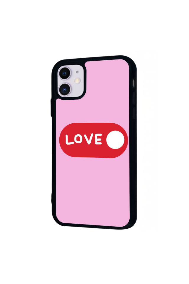 iPhone 11 Uyumlu Kalp Love Tasarımlı Glossy Premium Kılıf